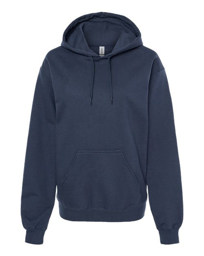 Unisex Softstyle® Midweight Hooded Sweatshirt - Blue Dusk Front