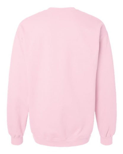 Unisex Softstyle® Midweight Crewneck Sweatshirt - Light Pink Back