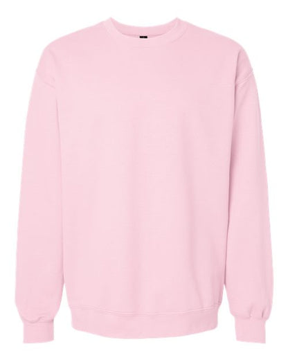 Gildan Unisex Softstyle® Midweight Crewneck Sweatshirt - Light Pink Front