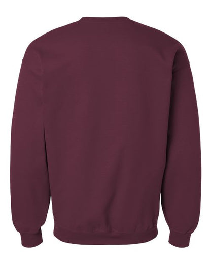Unisex Softstyle® Midweight Crewneck Sweatshirt - Maroon Back