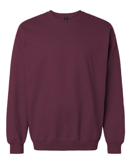 Gildan Unisex Softstyle® Midweight Crewneck Sweatshirt - Maroon Front