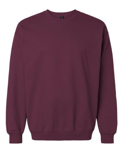 Unisex Softstyle® Midweight Crewneck Sweatshirt - Maroon Front
