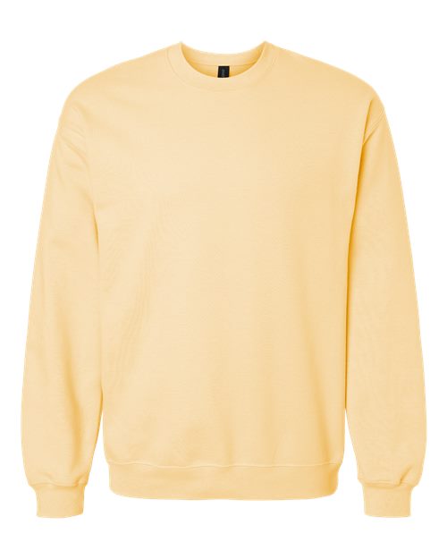 Unisex Softstyle® Midweight Crewneck Sweatshirt - Yellow Haze Front