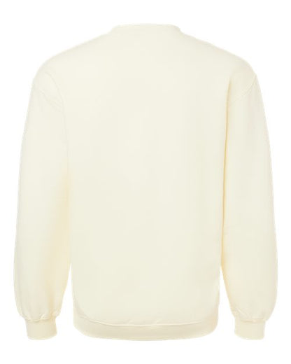 Unisex Softstyle® Midweight Crewneck Sweatshirt - Off White Back