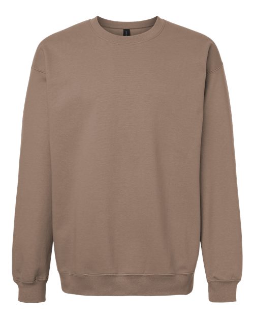 Gildan Unisex Softstyle® Midweight Crewneck Sweatshirt - Brown Savana Front