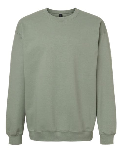 Unisex Softstyle® Midweight Crewneck Sweatshirt - Sage Front