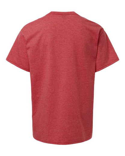 Youth Softstyle® T-Shirt - Heather Red Back
