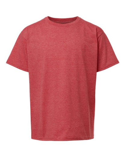 Gildan Youth Softstyle® T-Shirt - Heather Red Front