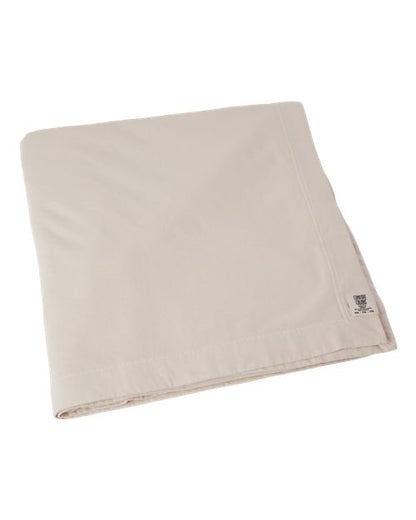 Comfort Colors Garment-Dyed Fleece Dorm Blanket - Ivory Front