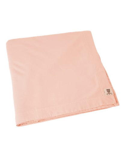 Comfort Colors Garment-Dyed Fleece Dorm Blanket - Peachy Front
