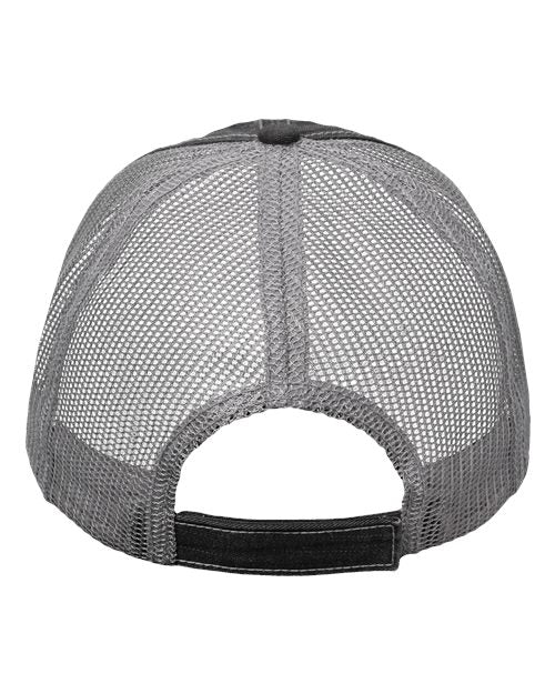 Valucap Contrast Stitch Cap - Back
