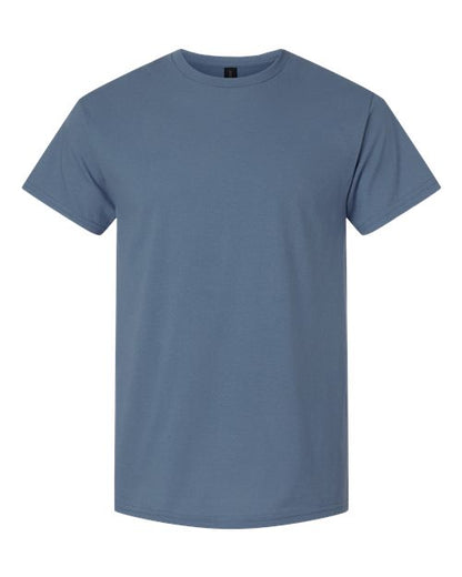 Unisex Light Cotton T-Shirt - Indigo Blue Front