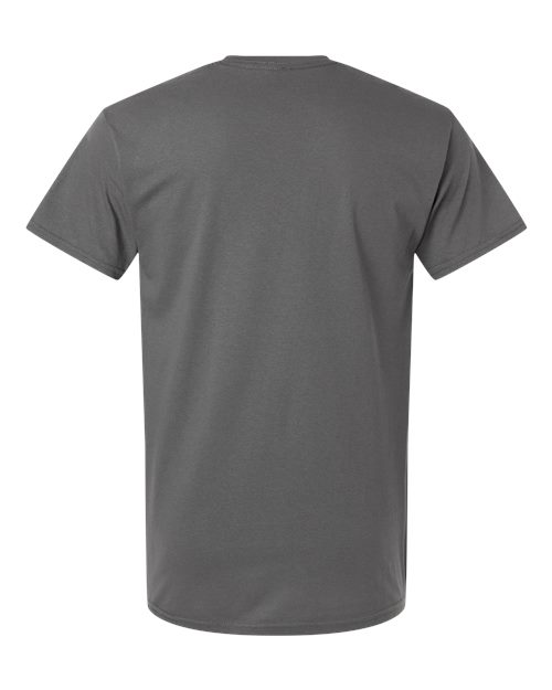 Unisex Light Cotton T-Shirt - Charcoal Back