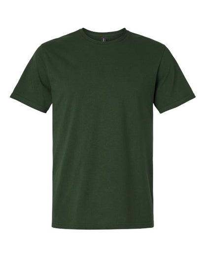 Unisex Light Cotton T-Shirt - Forest Green Front