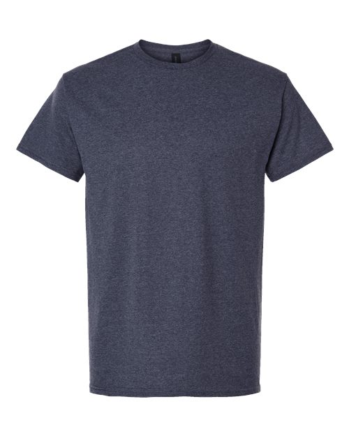 Unisex Light Cotton T-Shirt - Heather Navy Front