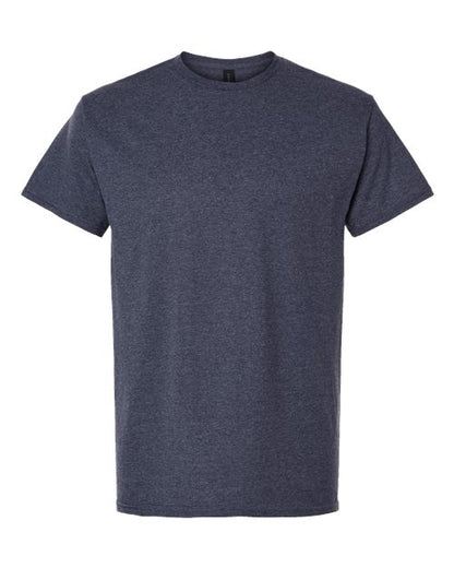 Unisex Light Cotton T-Shirt - Heather Navy Front