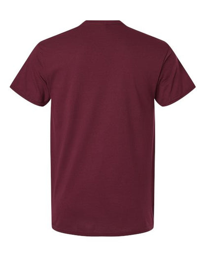 Unisex Light Cotton T-Shirt - Maroon Back