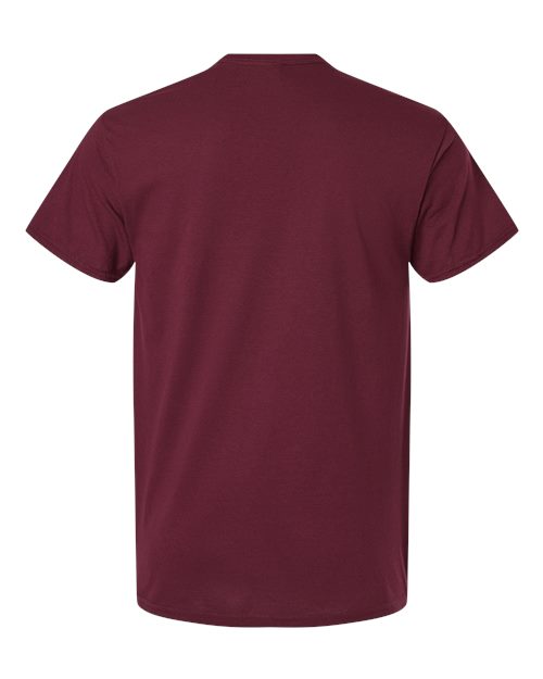 Unisex Light Cotton T-Shirt - Maroon Back