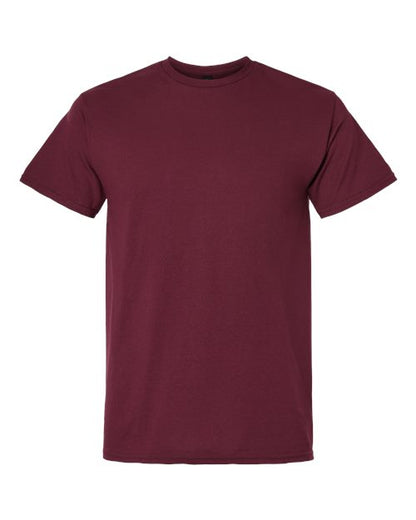 Unisex Light Cotton T-Shirt - Maroon Front