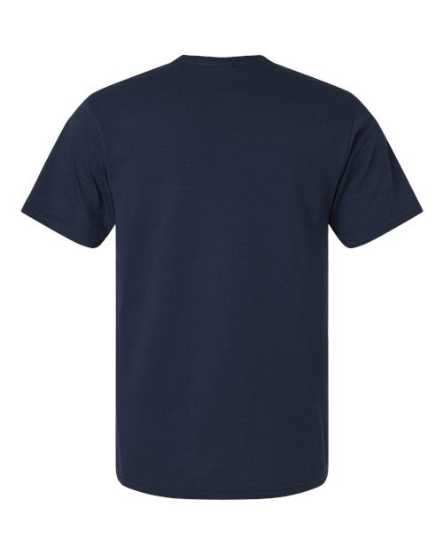 Unisex Light Cotton T-Shirt - Navy Back