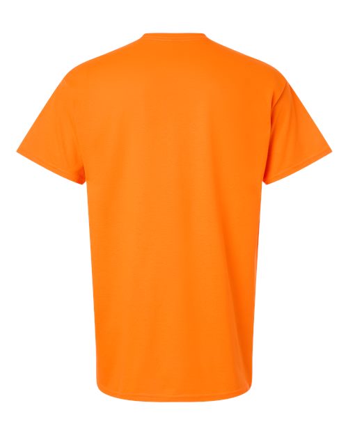 Unisex Light Cotton T-Shirt - Safety Orange Back