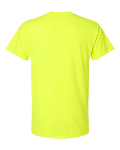 Unisex Light Cotton T-Shirt - Safety Green Back