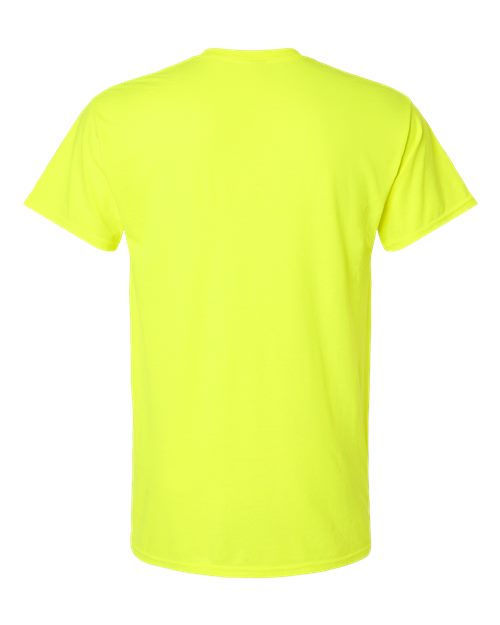 Unisex Light Cotton T-Shirt - Safety Green Back