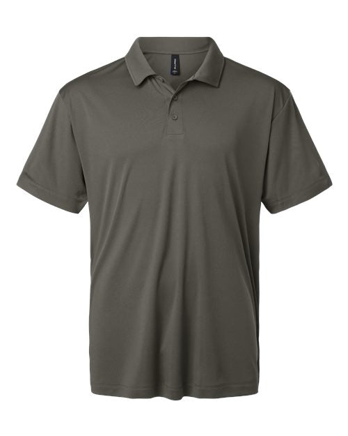 AllPro Men's Pro-Lock Performance Polo - Charcoal Front