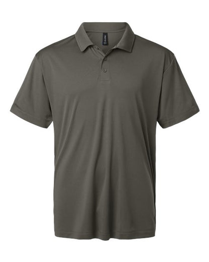 AllPro Men's Pro-Lock Performance Polo - Charcoal Front