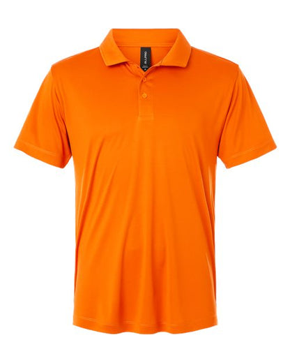 AllPro Men's Pro-Lock Performance Polo - Neon Orange Front