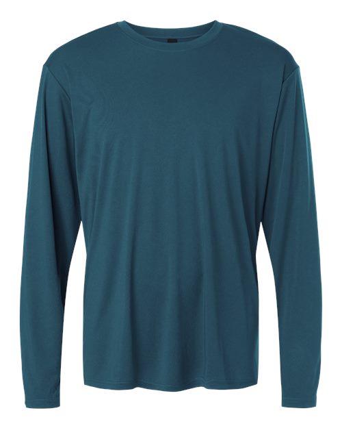 AllPro Unisex Pro-Lock Performance Long Sleeve T-Shirt - Atlantic Blue Front