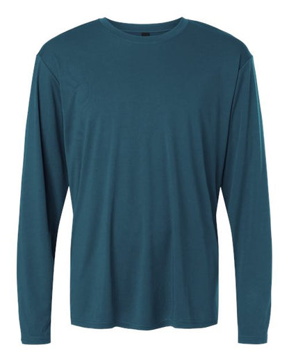 AllPro Unisex Pro-Lock Performance Long Sleeve T-Shirt - Atlantic Blue Front