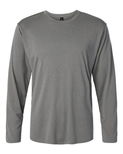 AllPro Unisex Pro-Lock Performance Long Sleeve T-Shirt - Heather Granite Front