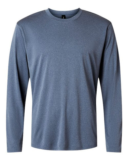 AllPro Unisex Pro-Lock Performance Long Sleeve T-Shirt - Heather Navy Front