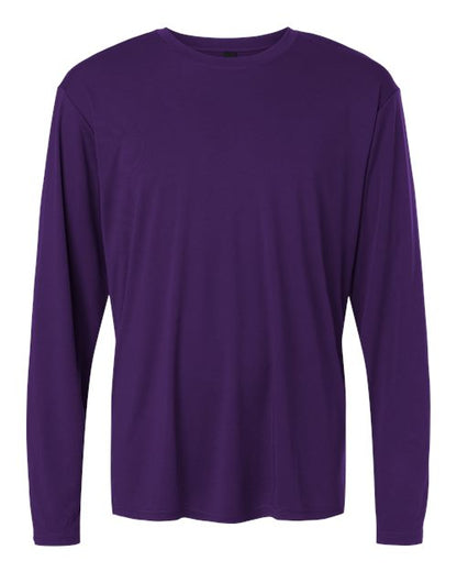 AllPro Unisex Pro-Lock Performance Long Sleeve T-Shirt - Purple Front