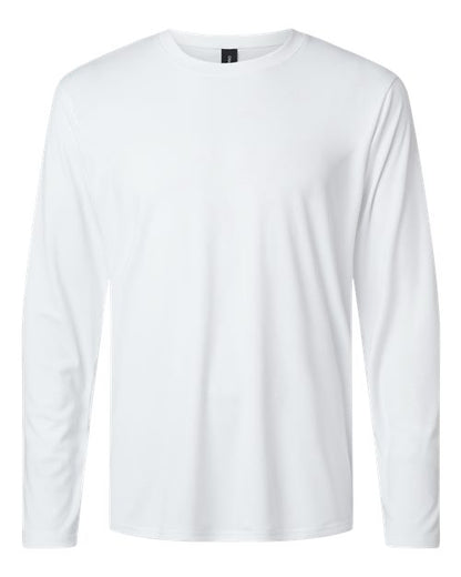 AllPro Unisex Pro-Lock Performance Long Sleeve T-Shirt - White Front