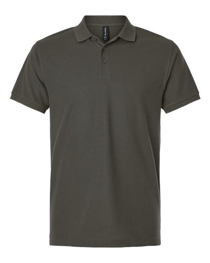 AllPro Men's Pique Polo - Charcoal Front