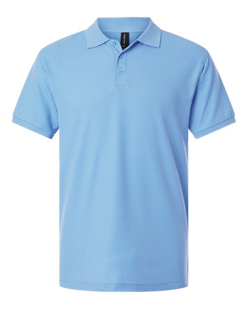 AllPro Men's Pique Polo - Cloud Blue Front