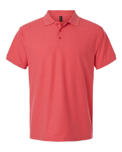 AllPro Men's Pique Polo - Coral Front