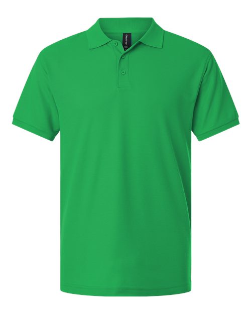 AllPro Men's Pique Polo - Kelly Green Front