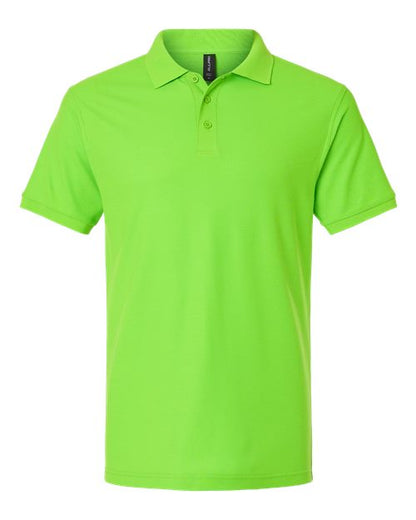AllPro Men's Pique Polo - Lime Front