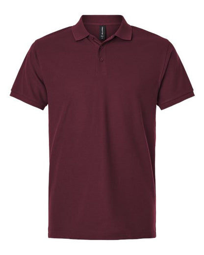 AllPro Men's Pique Polo - Maroon Front