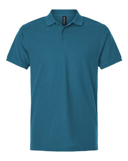 AllPro Men's Pique Polo - Pacific Blue Front