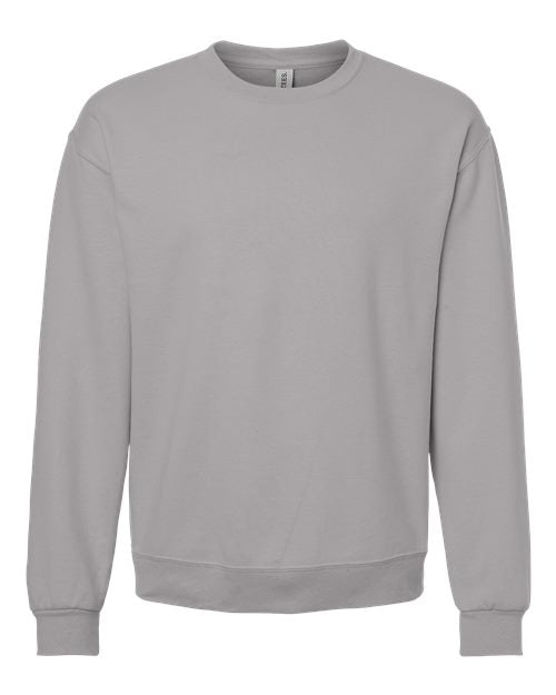 JERZEES Unisex Ultimate CVC Crewneck Sweatshirt - Rock Front