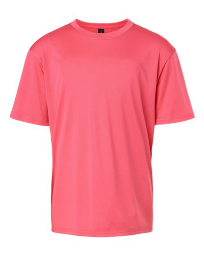 AllPro Youth Pro-Lock Performance T-Shirt - Bright Pink Front