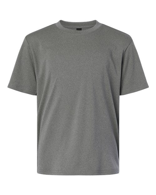 AllPro Youth Pro-Lock Performance T-Shirt - Heather Granite Front