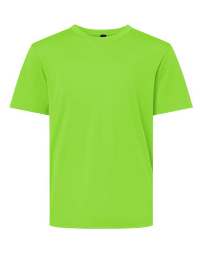 AllPro Youth Pro-Lock Performance T-Shirt - Lime Front