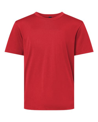 AllPro Youth Pro-Lock Performance T-Shirt - Red Front