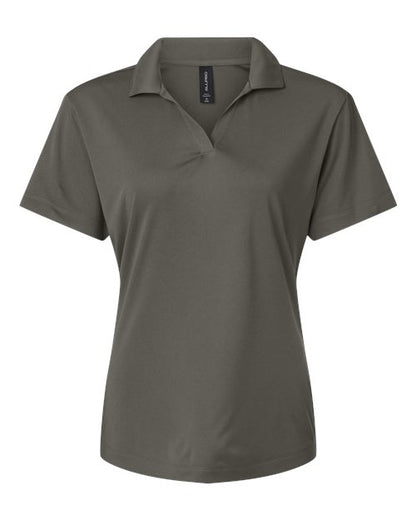 AllPro Women's Pro-Lock Performance Polo - Charcoal Front