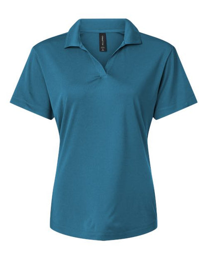 AllPro Women's Pro-Lock Performance Polo - Pacific Blue Front